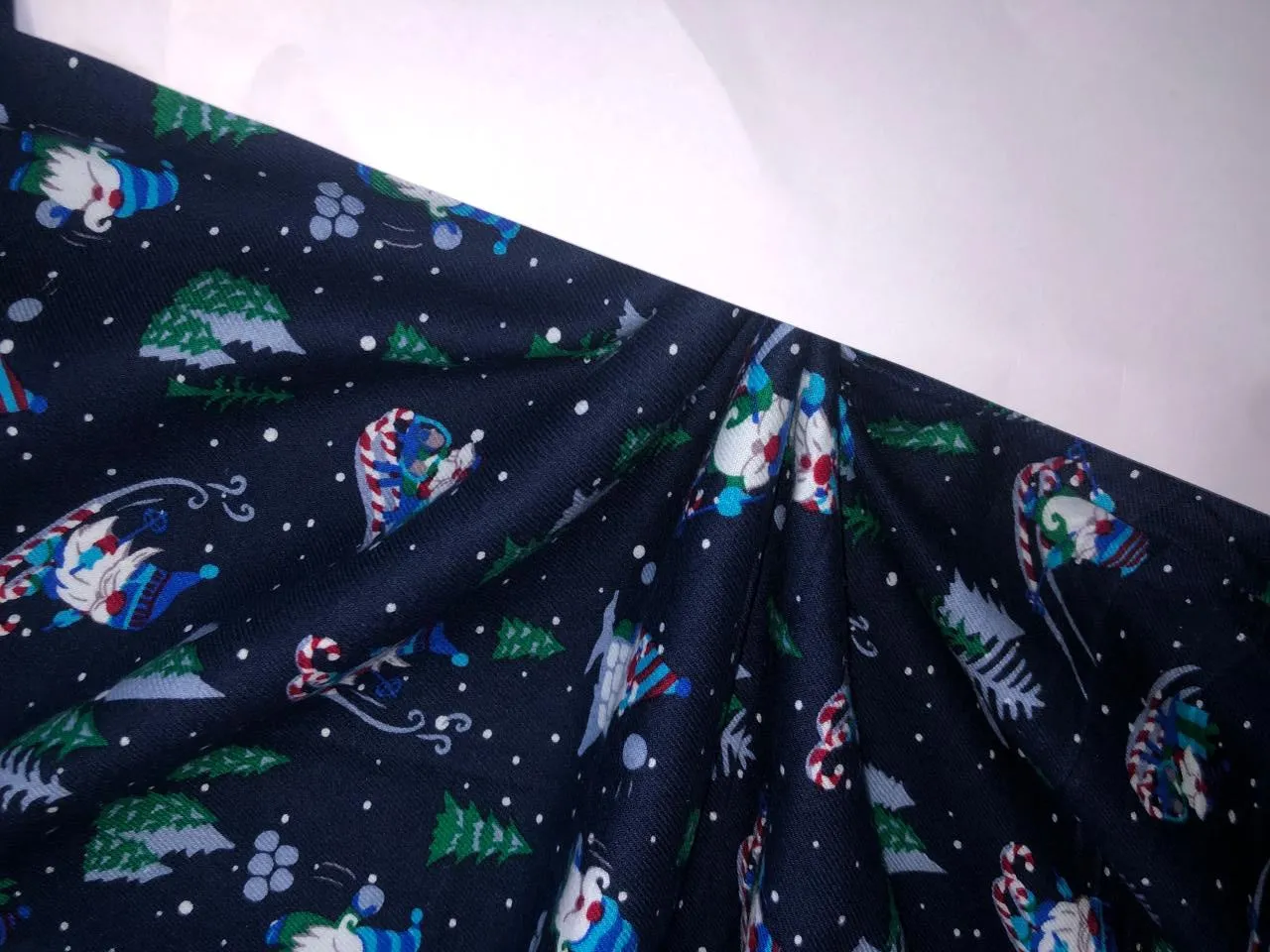 100% Cotton flannel Print 58"wide available in 3 prints penguin, snowmen and skiing on ice