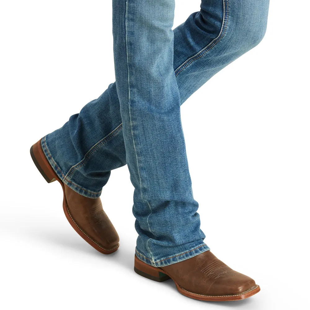 10043211 Ariat Womens High Rise Real Boot Cut Charlee Denim Jean - Delaware Size 34R