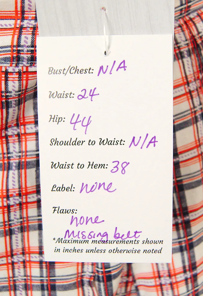1960s Patriotic Maxi Skirt
