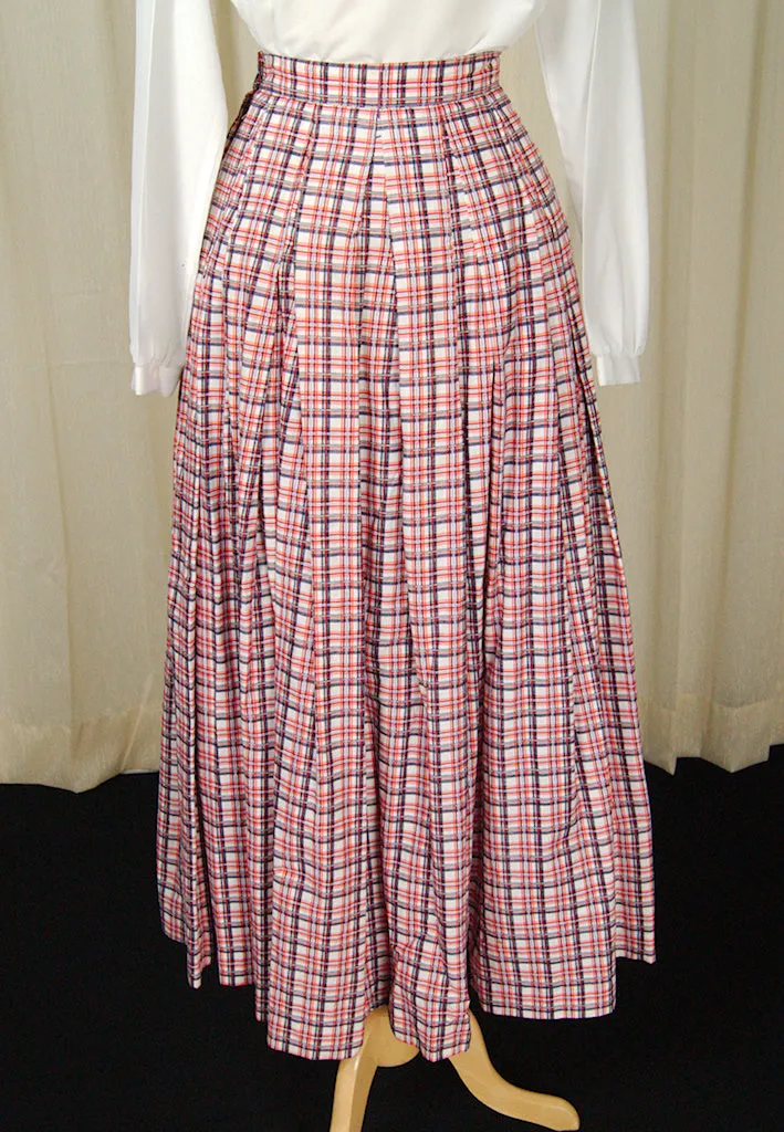 1960s Patriotic Maxi Skirt