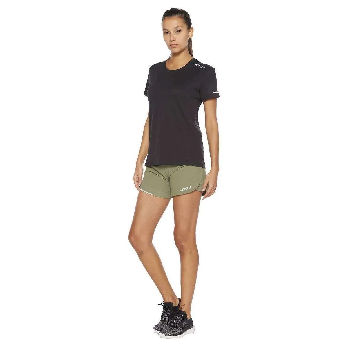 2XU Aero T-Shirt - Black/Silver Reflective