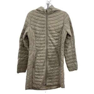 32 Degree Heat Women's XS Goose Down Hooded Beige Nylon Anorak Coat
