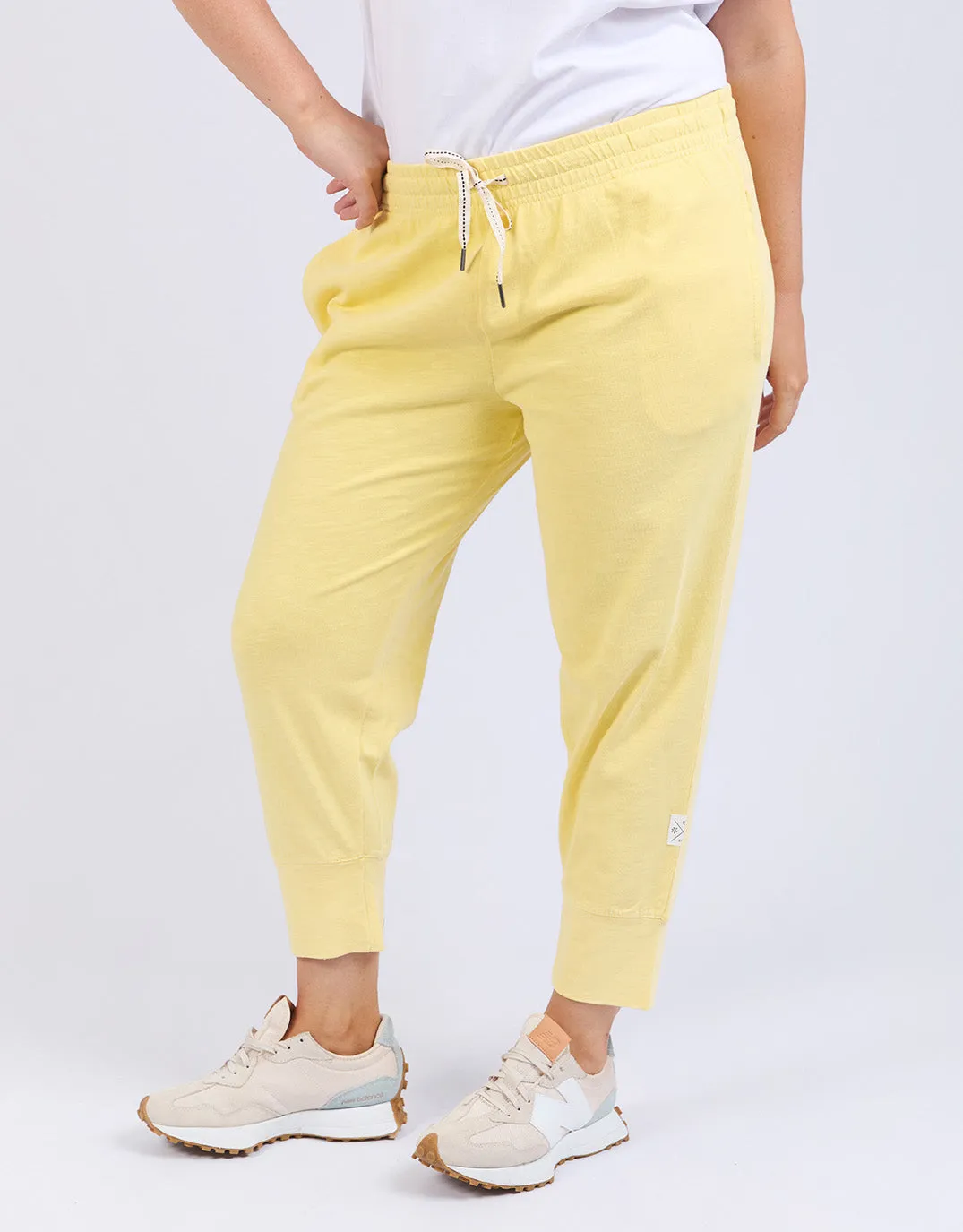 3/4 Brunch Pant - Pale Banana