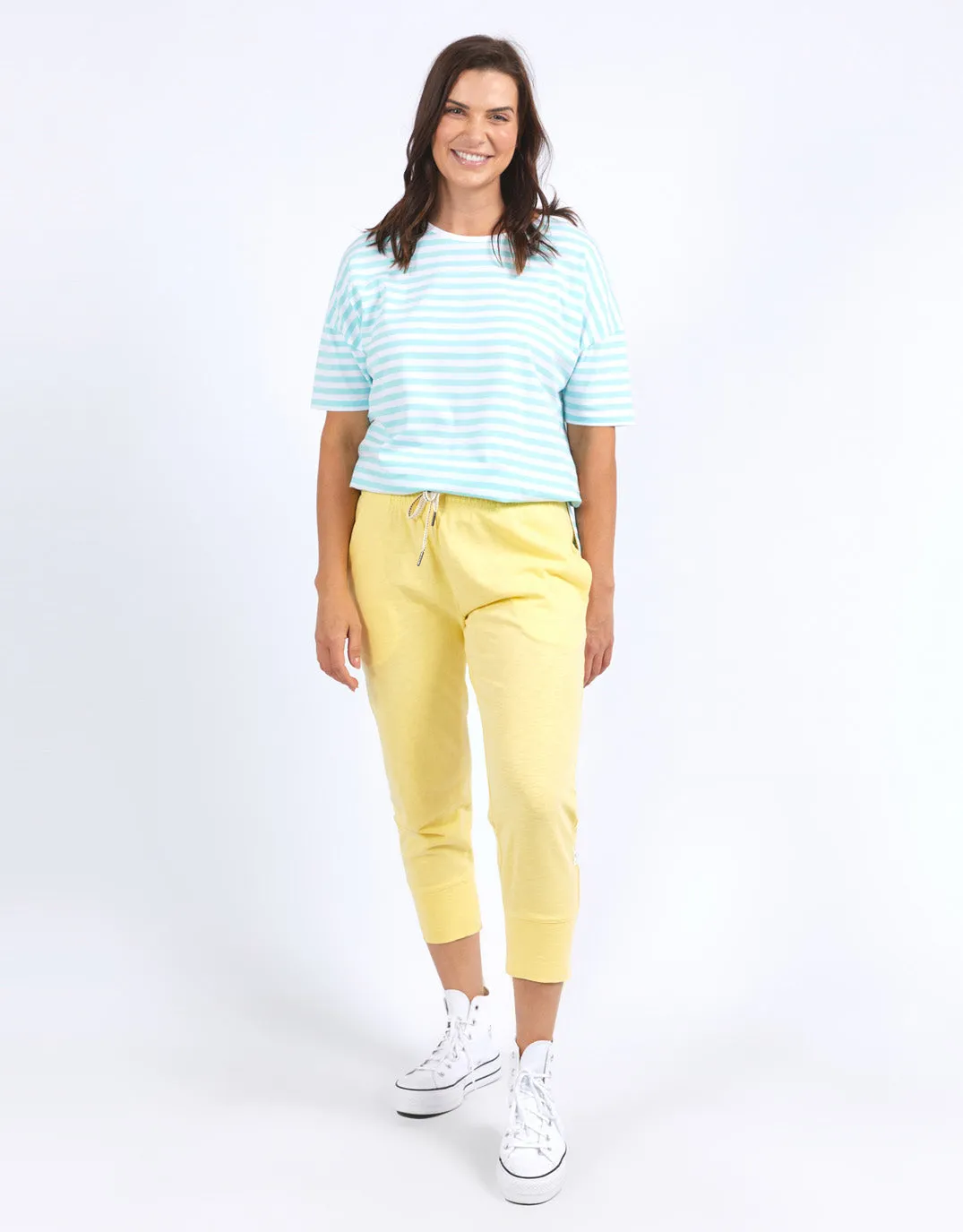 3/4 Brunch Pant - Pale Banana