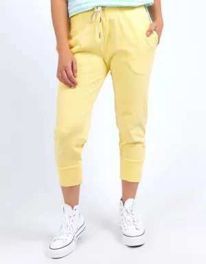 3/4 Brunch Pant - Pale Banana