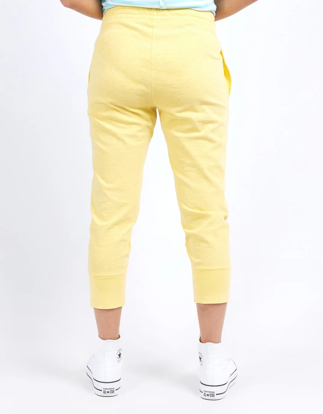 3/4 Brunch Pant - Pale Banana