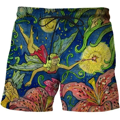 3D Shorts Cerberus Printed Casual Swimming Beach Shorts Fashion
