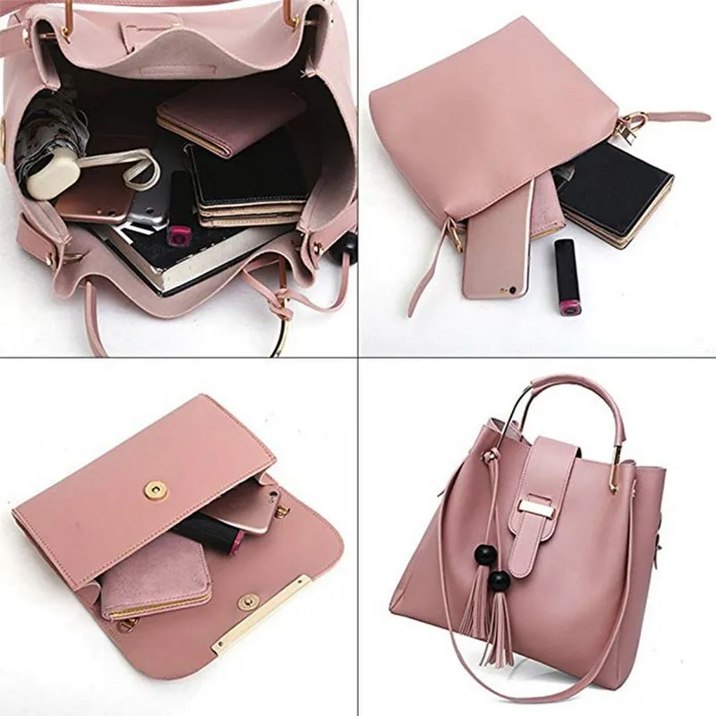 3Pcs/Sets Women Casual Handbags