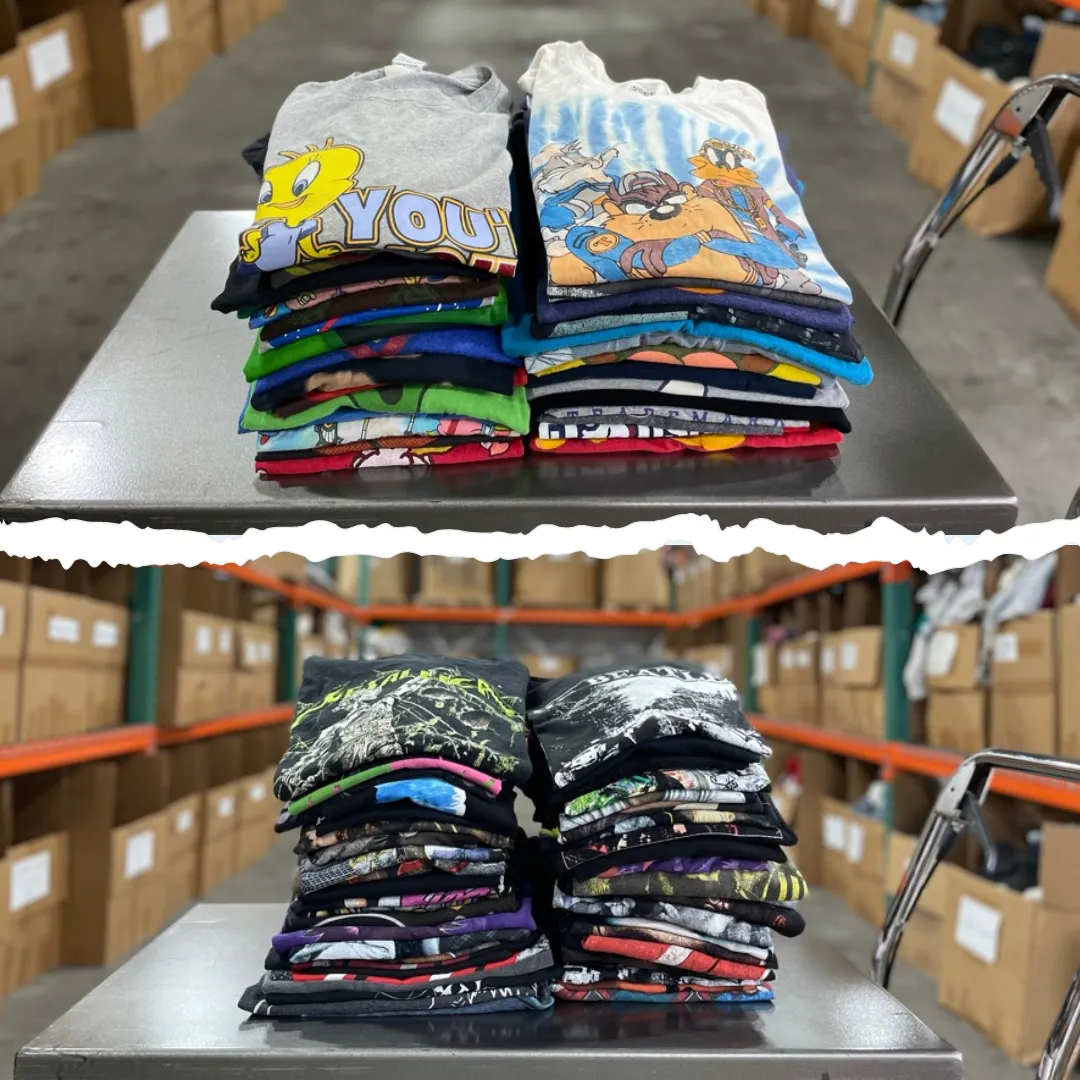 50/50 Custom 100lb T-shirt Bale