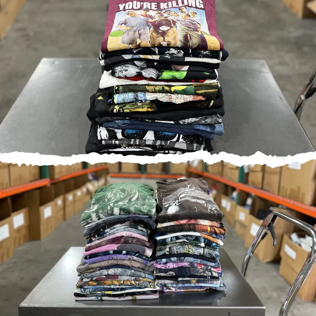 50/50 Custom 100lb T-shirt Bale
