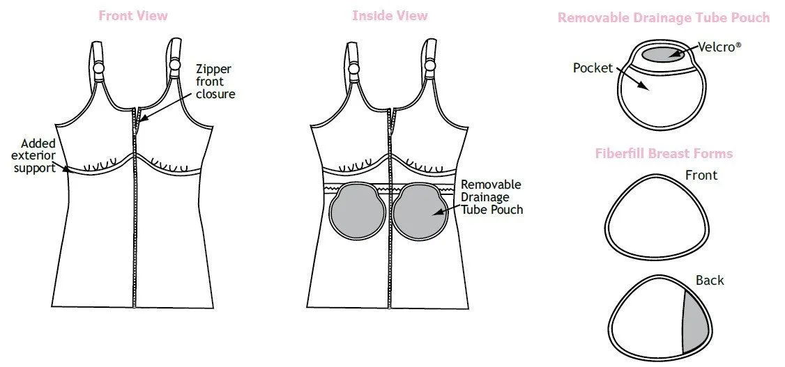 903/904 Beth Post-Surgical Camisole  - Customers' Favorite