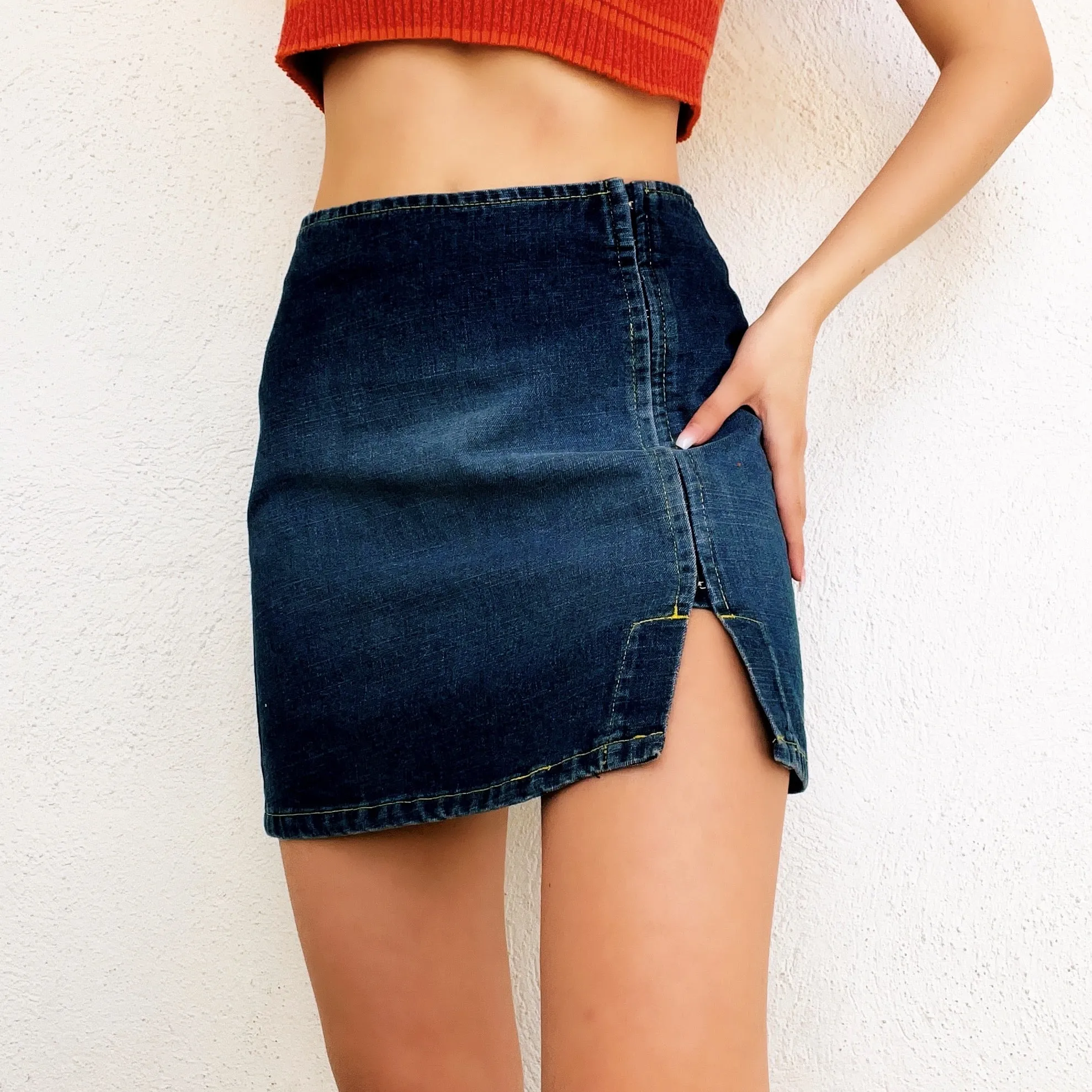 90s Denim Mini Skirt