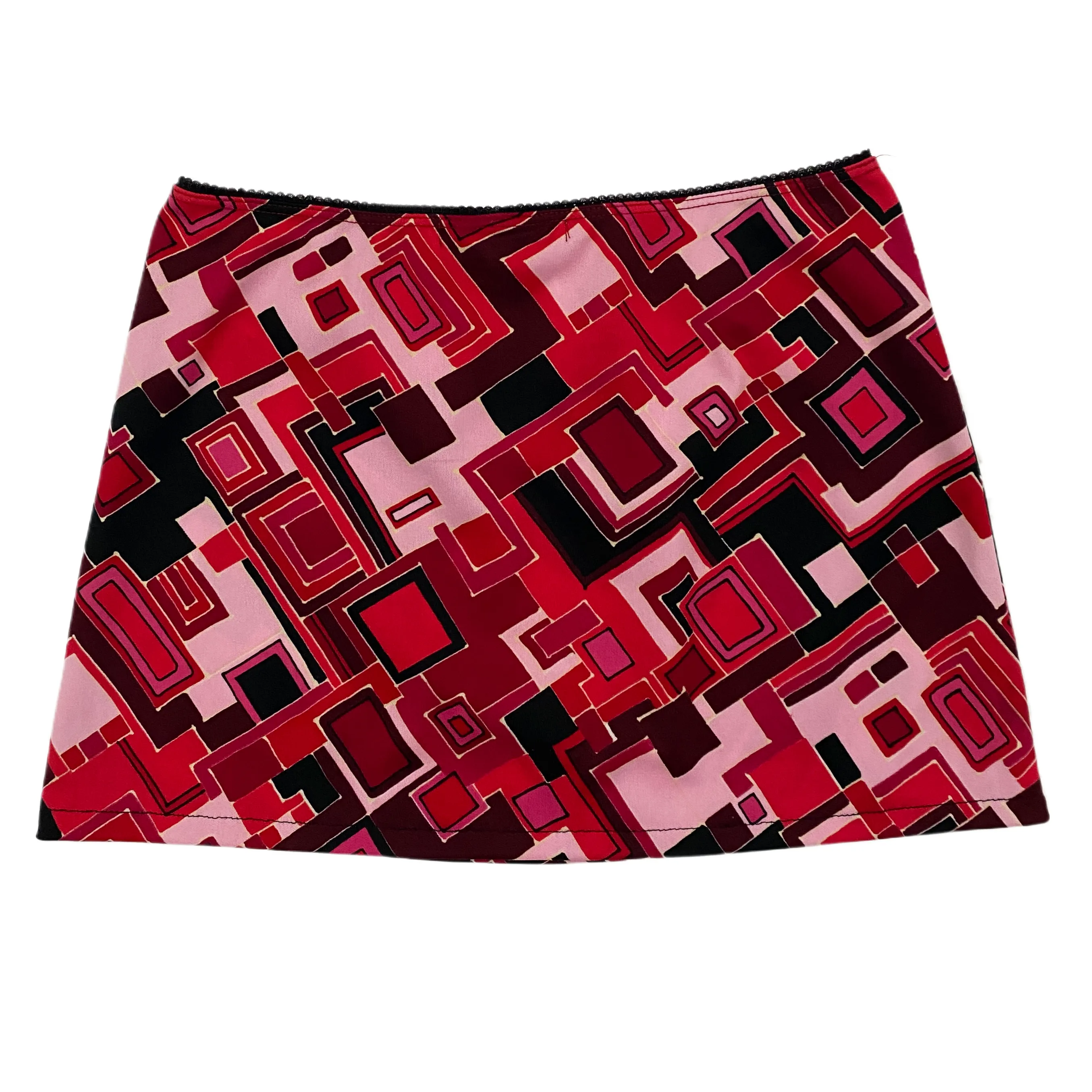 Abstract Slinky Mini Skirt (XS)