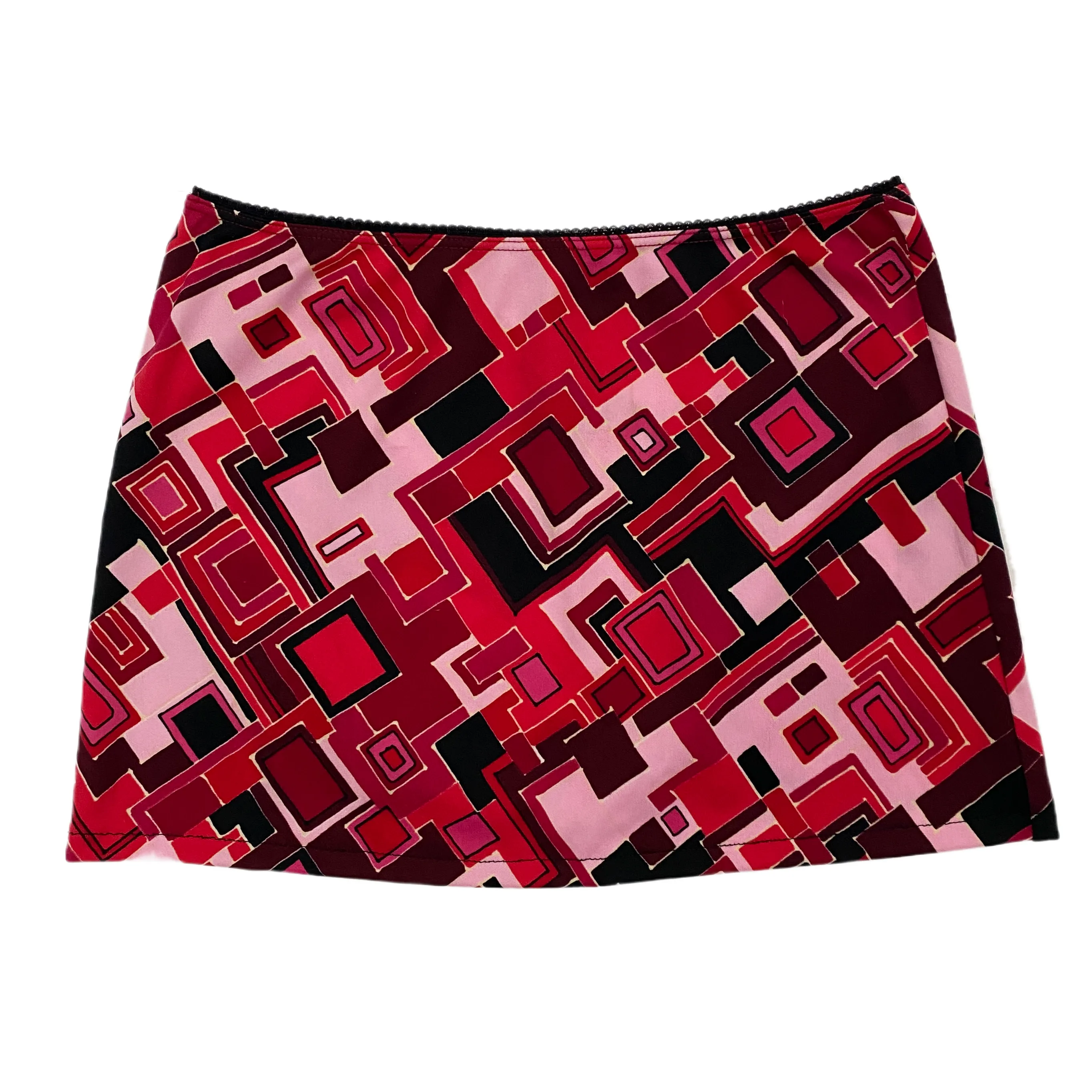 Abstract Slinky Mini Skirt (XS)