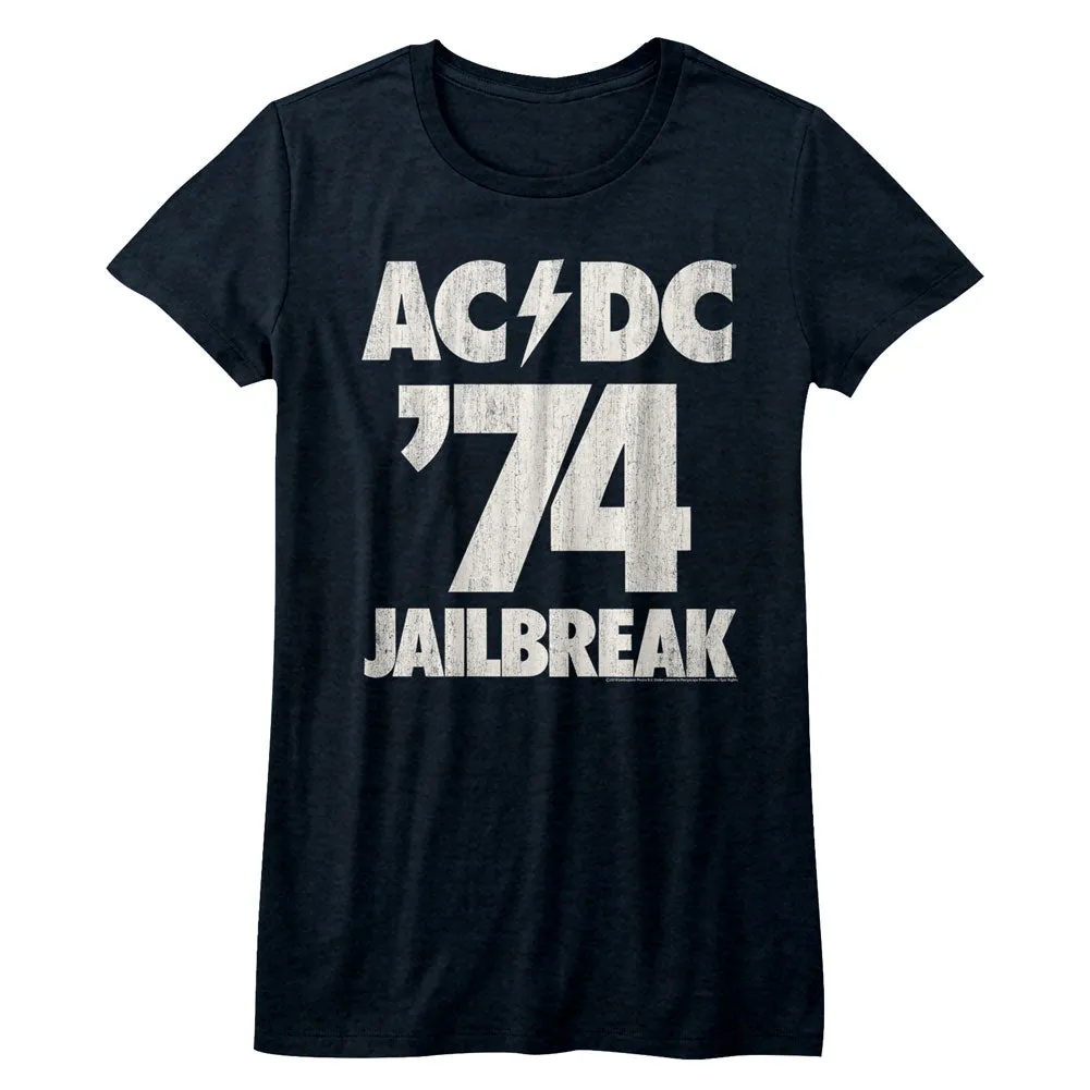 AC/DC Jailbreak Juniors Women's T-Shirt