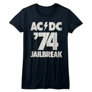 AC/DC Jailbreak Juniors Women's T-Shirt