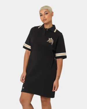 Adidas Women's Modern Collegiate Polo Dress Black
