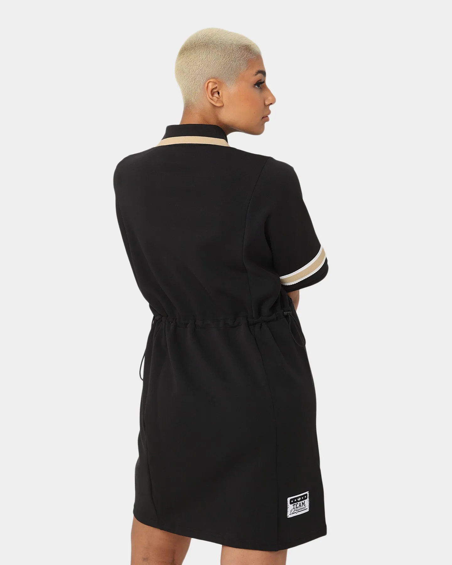 Adidas Women's Modern Collegiate Polo Dress Black
