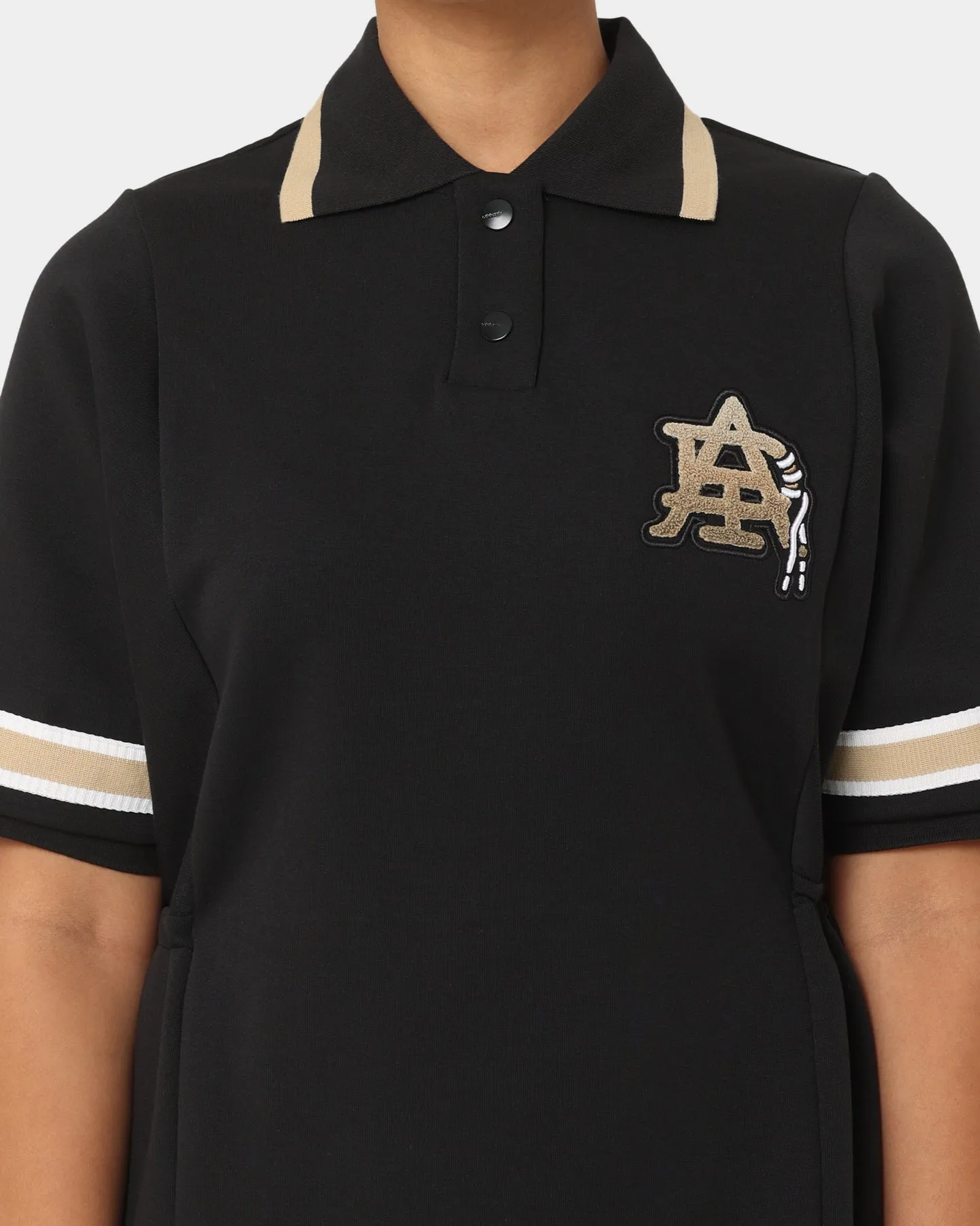 Adidas Women's Modern Collegiate Polo Dress Black