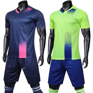 Adults Kids Custom Soccer Football Jersey Shorts Team Uniform Set
