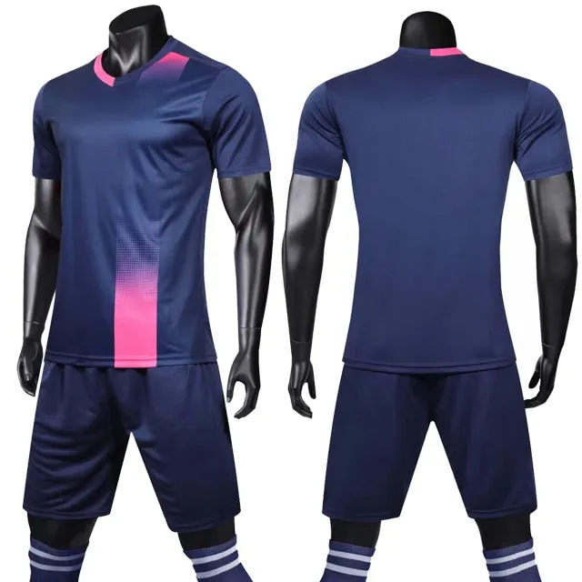 Adults Kids Custom Soccer Football Jersey Shorts Team Uniform Set