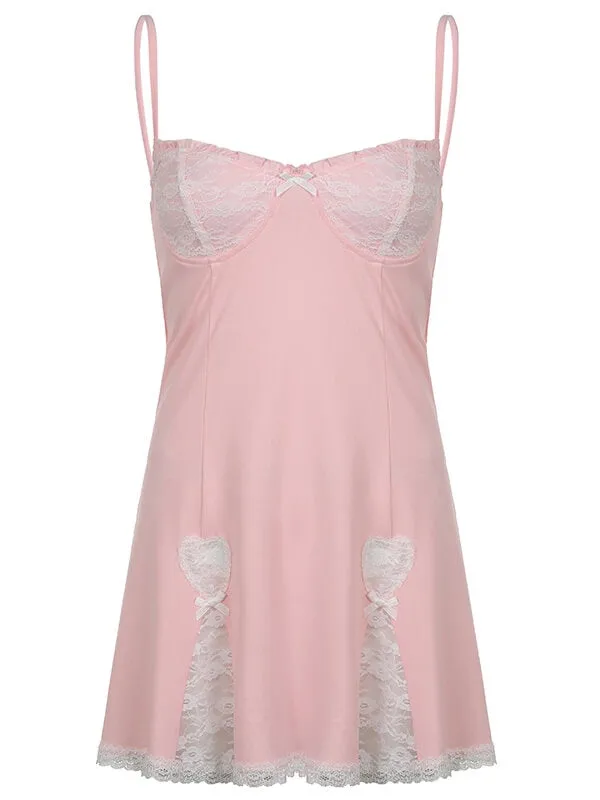 Aesthetic doll suspender dress
