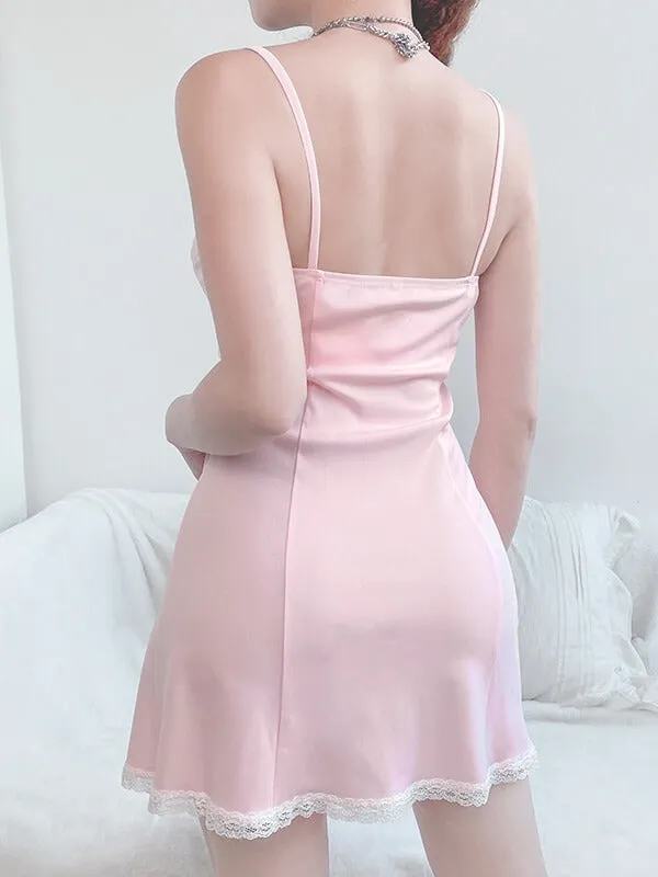 Aesthetic doll suspender dress