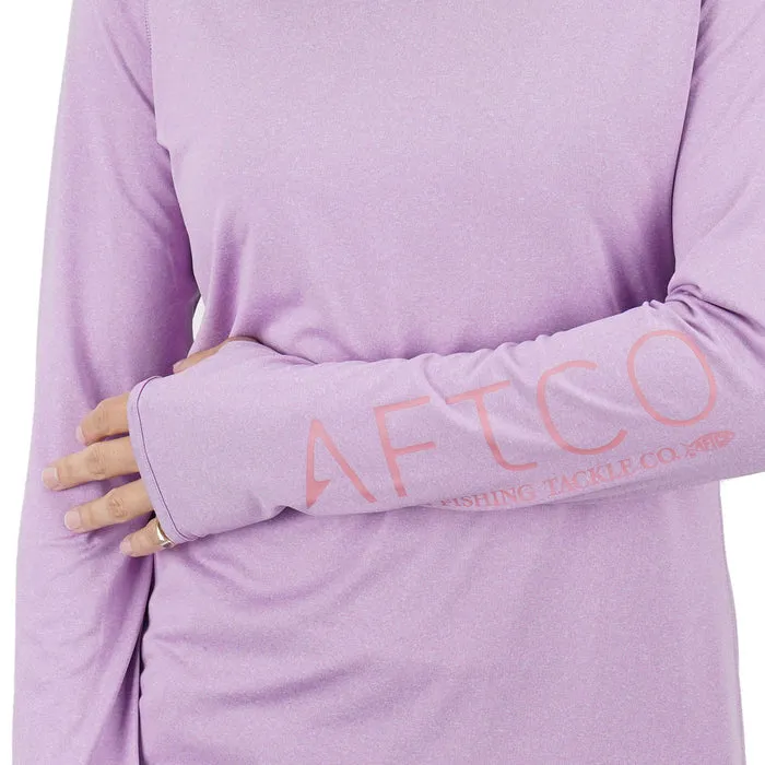 Aftco Women's Samurai Long Sleeve Sun Protection Hoodie T-Shirt