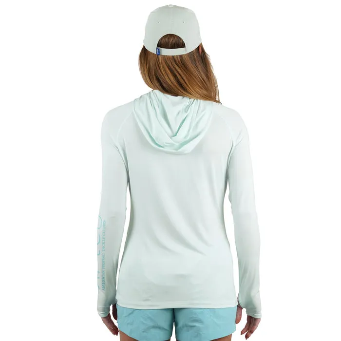 Aftco Women's Samurai Long Sleeve Sun Protection Hoodie T-Shirt