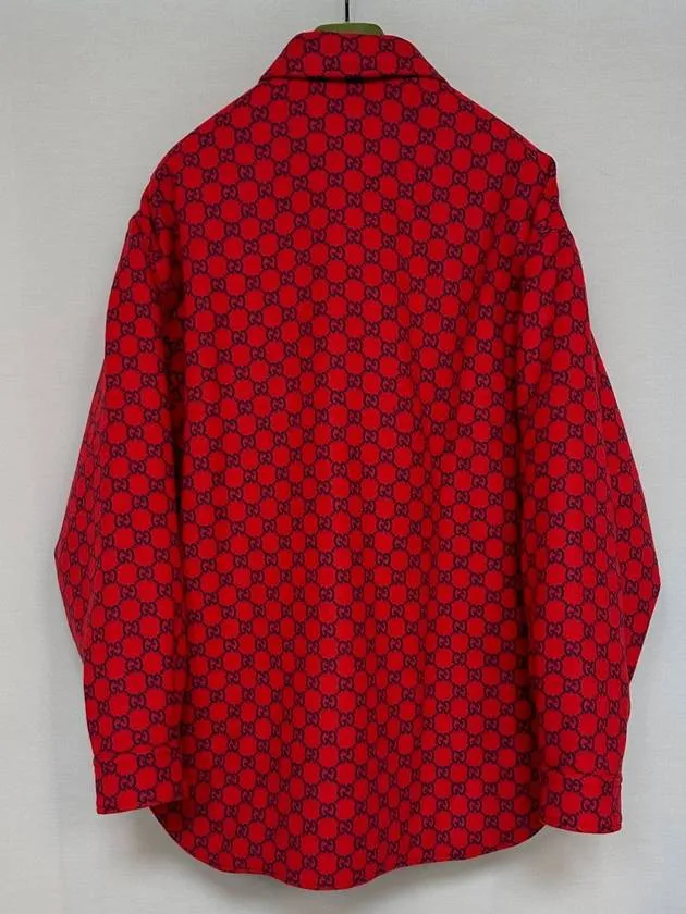 All over GG padded shirt 110