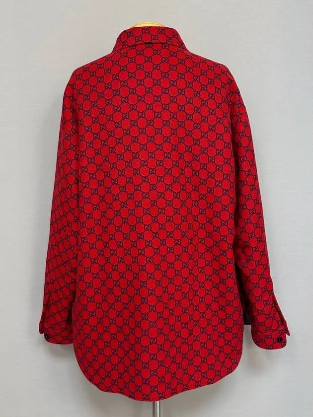All over GG padded shirt 110