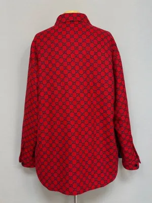 All over GG padded shirt 110