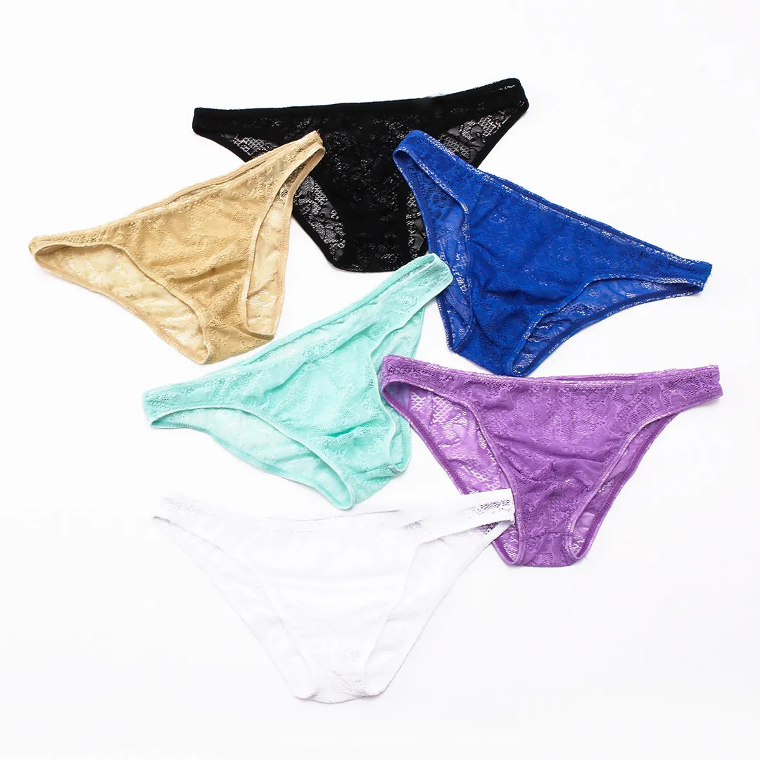 Amazing Lace  Elastic Nylon Men's Brief
