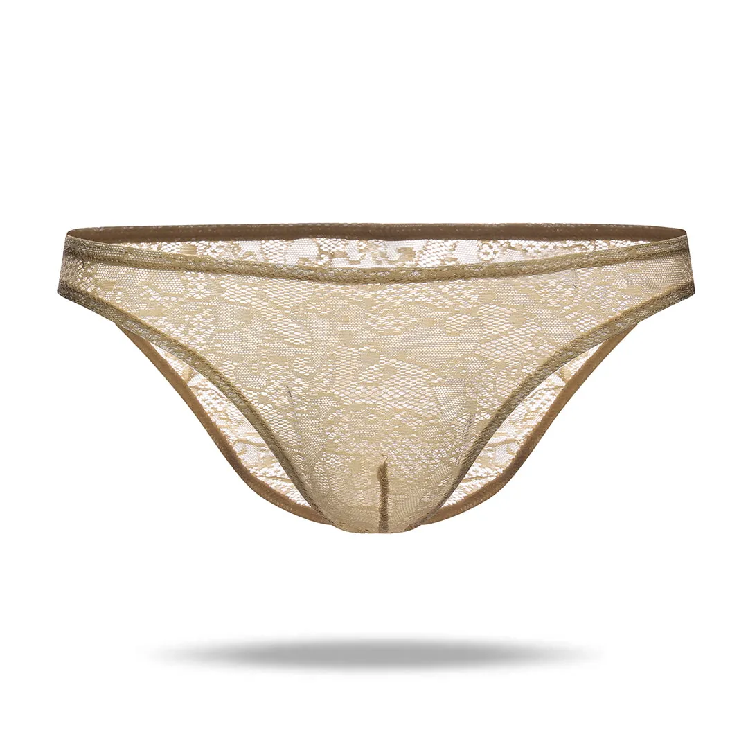 Amazing Lace  Elastic Nylon Men's Brief