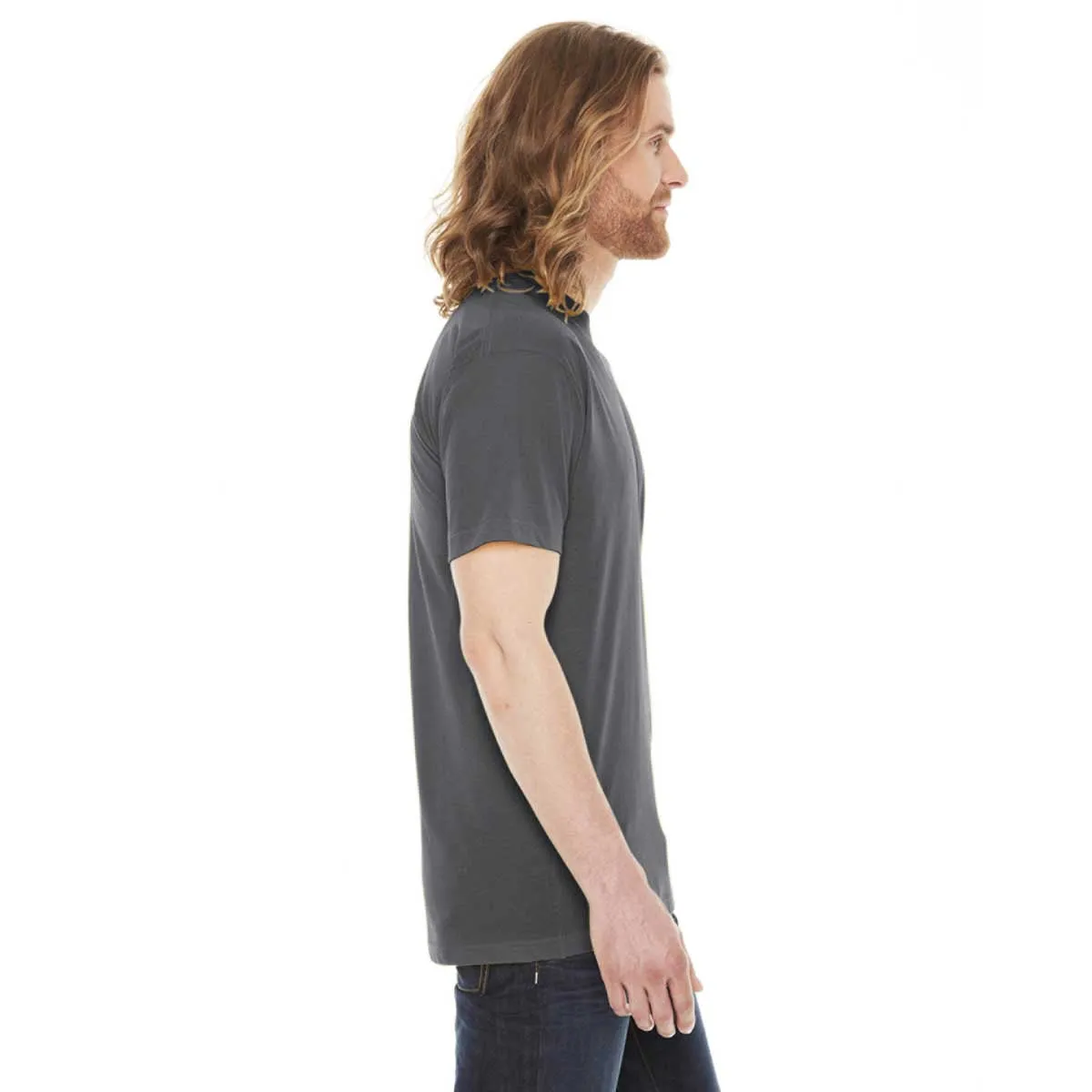 American Apparel Unisex Asphalt 50/50 Short Sleeve Tee