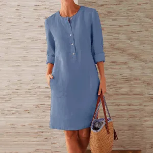 Arden - Midi Dress - Casual - Lightweight Modern Style - For Everyday Wear