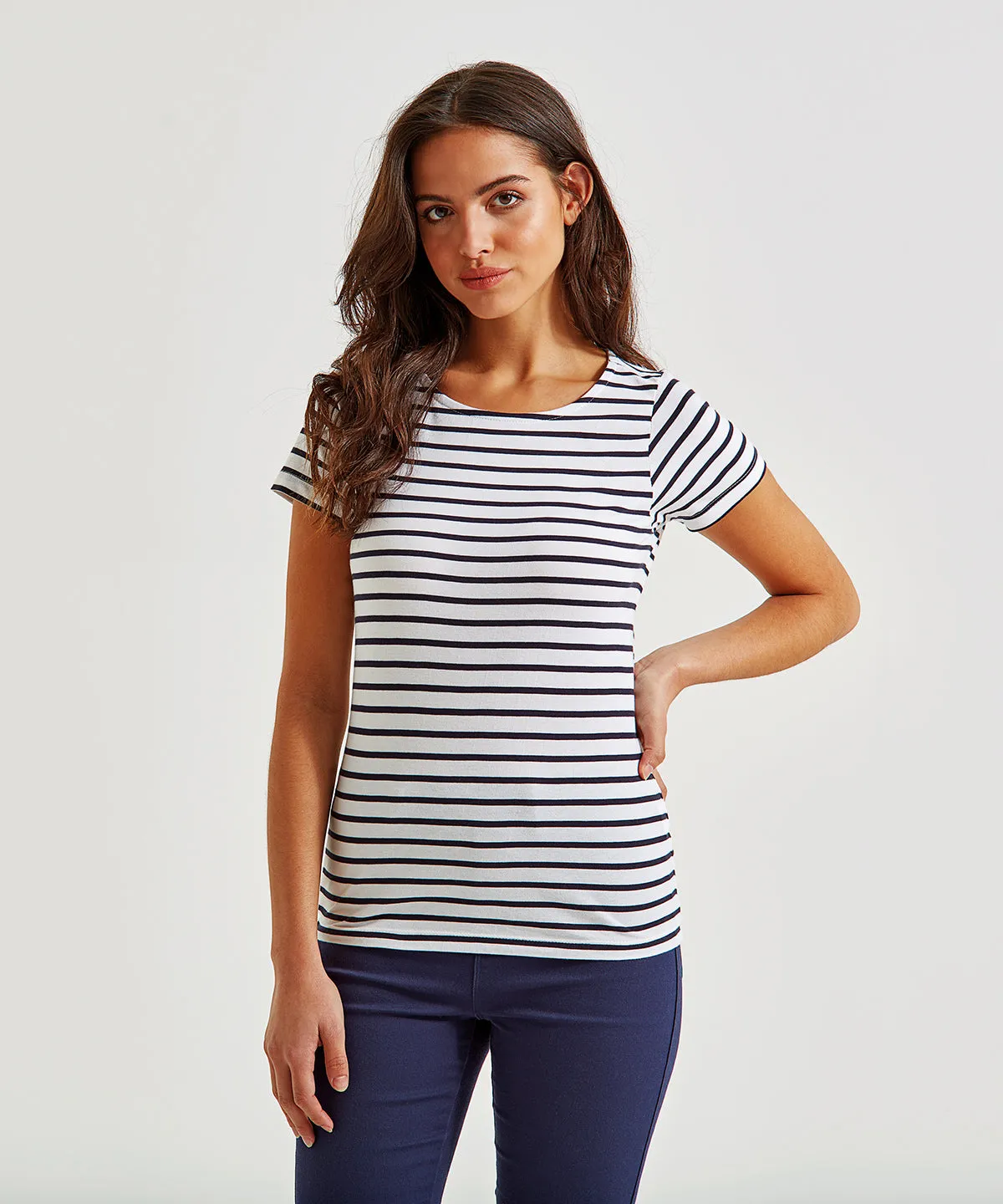 Asquith & Fox Ladies Mariniere Coastal T-Shirt