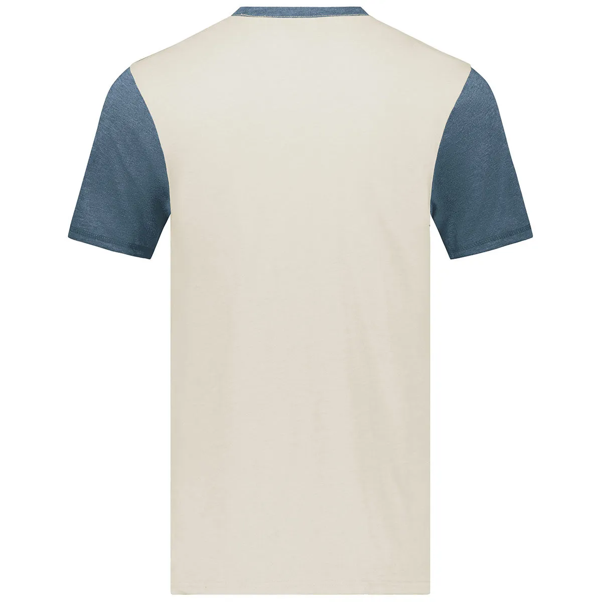 Augusta Sportswear Men's Birch/Storm Heather Gameday Vintage Ringer Tee