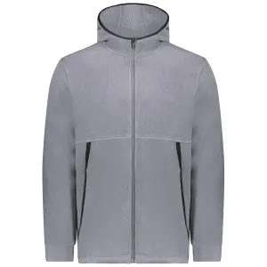 Augusta Sportswear Men's Graphite Chill Fleece 2.0 Full Zip Hoodie
