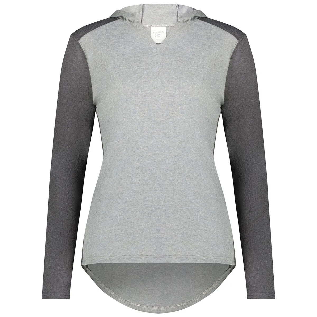 Augusta Sportswear Women's Grey Heather/Carbon Heather Gameday Vintage Hoodie