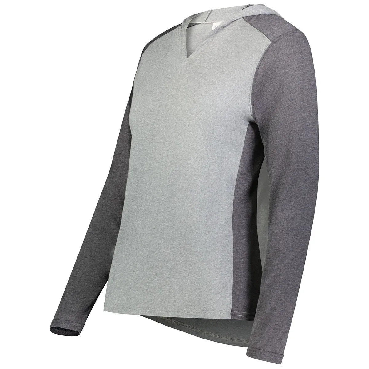 Augusta Sportswear Women's Grey Heather/Carbon Heather Gameday Vintage Hoodie