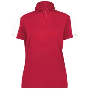 Augusta Sportswear Women's Scarlet/White Bi-Color Vital Polo
