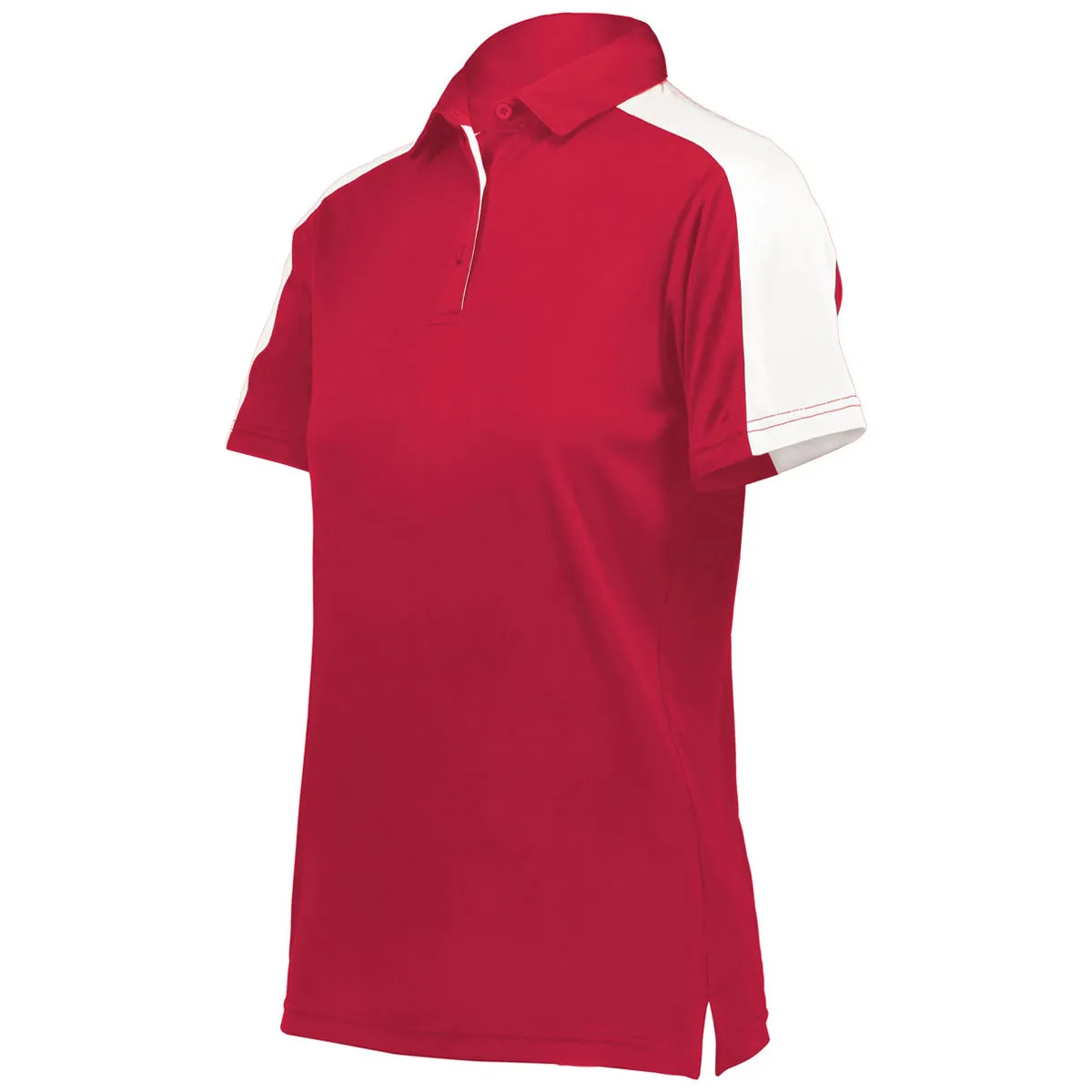 Augusta Sportswear Women's Scarlet/White Bi-Color Vital Polo