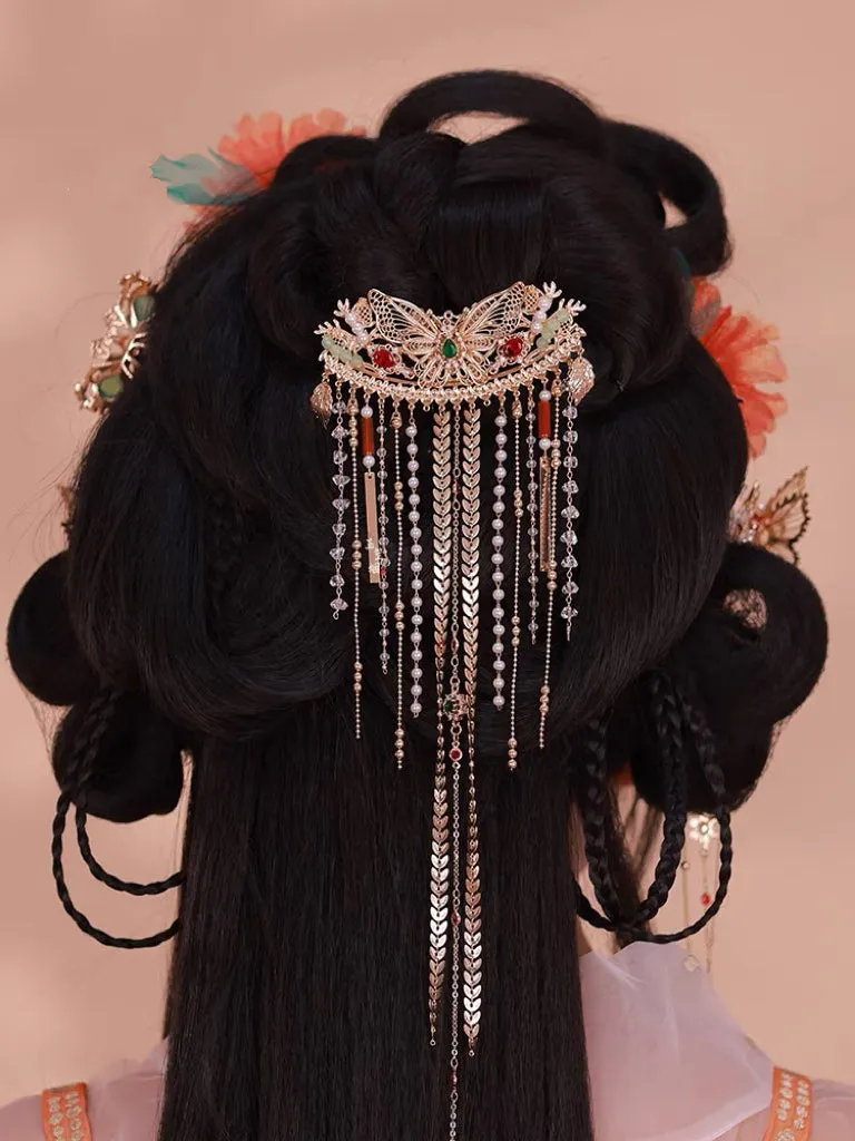 Back Hair Pin: Imperial Butterfly