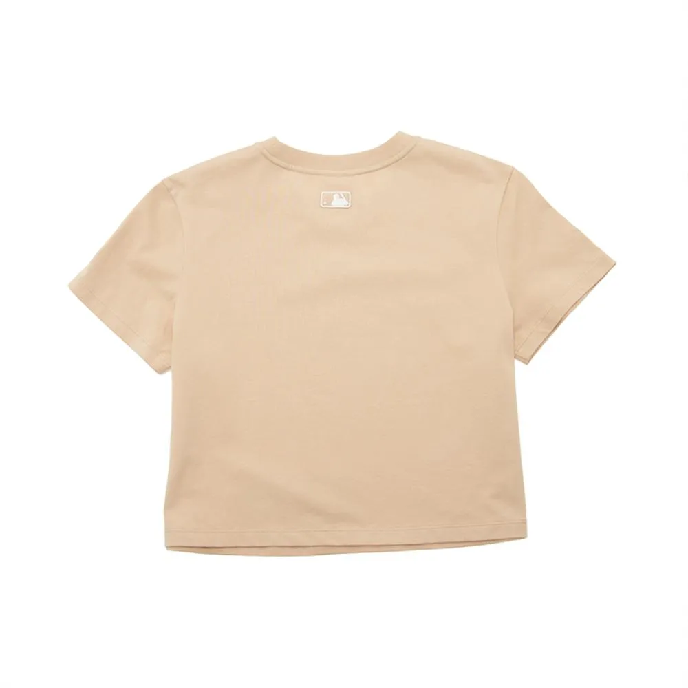 Basic Small Logo Cleveland Guardians Crop T-Shirts