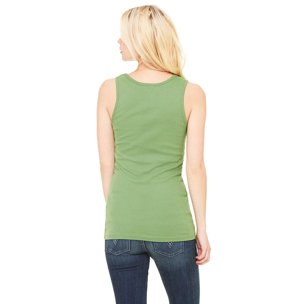 Bella   Canvas Women's Leaf Stretch Rib Tank