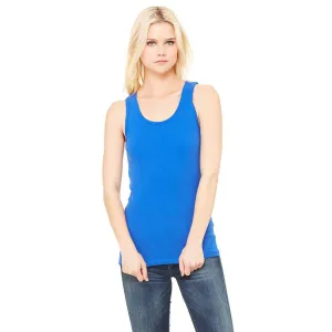 Bella   Canvas Women's True Royal Stretch Rib Tank