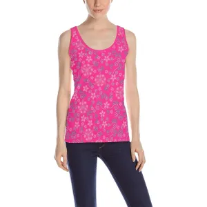 Berry Picking Pink Tank Top for Women
