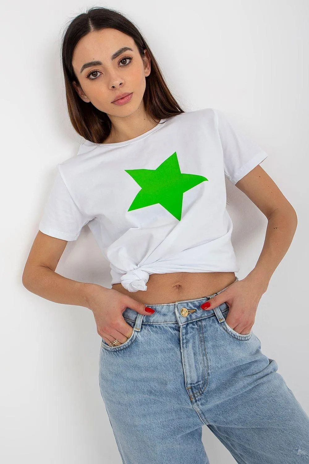 BFG Women's Graphic Short Sleeve T-Shirt with Cotton-Spandex Fabric