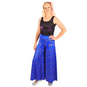 Bird Of Paradise Wide Leg Pants With Pockets